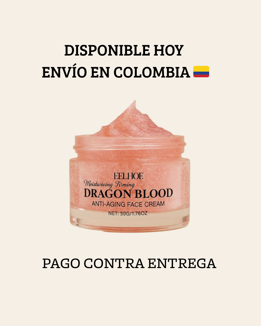 ¡10 Años Menos! Dragon's Blood - Crema facial rejuvenecedora